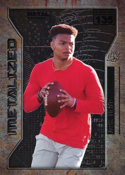 2021 SkyBox Metal Universe Champions #135 Justin Fields Front