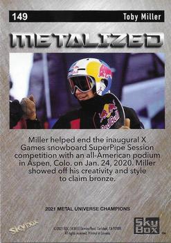 2021 SkyBox Metal Universe Champions #149 Toby Miller Back