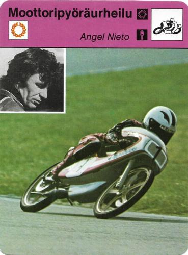 1977 Sportscaster Series 12 Finnish #12-271 Angel Nieto Front