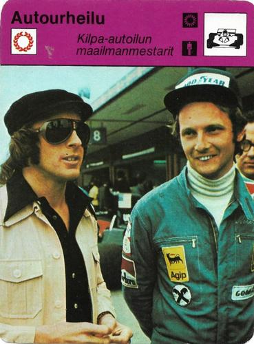 1978 Sportscaster Series 15 Finnish #15-340 Kilpa-autoilun maailmanmestarit Front