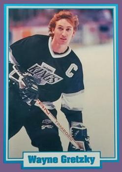 1990 Premier Sports Stars Limited Edition (unlicensed) - Purple Border #NNO Wayne Gretzky Front