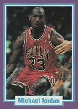 1990 Premier Sports Stars Limited Edition (unlicensed) - Purple Border #NNO Michael Jordan Front