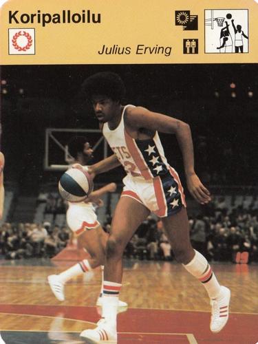 1978 Sportscaster Series 20 Finnish #20-461 Julius Erving Front
