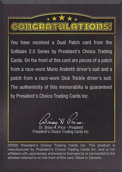 2021 President's Choice Solitaire 2.0 - Dual Patch #NNO Mario Andretti / Dick Trickle Back