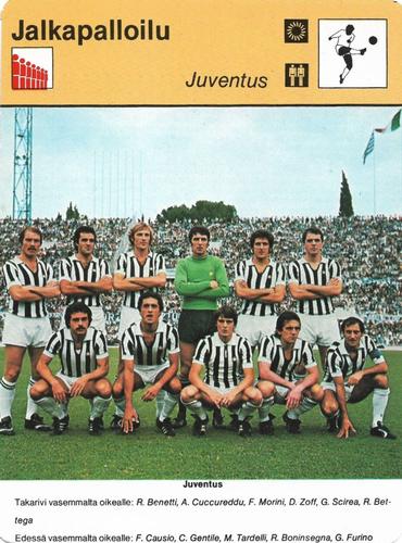 1978 Sportscaster Series 23 Finnish #23-530 Juventus Front