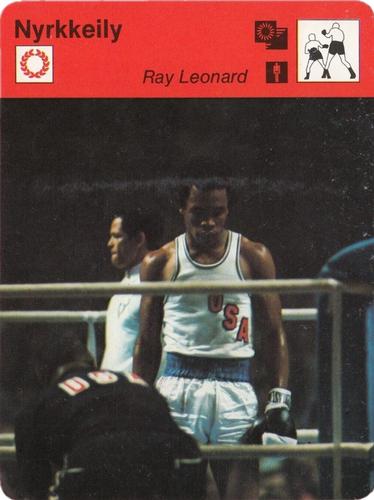 1978 Sportscaster Series 23 Finnish #23-546 Ray Leonard Front