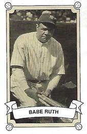 1991 Allan Kaye's Sports Cards News Magazine - Tobacco-Sized Cards 1991-92 #51 Babe Ruth Front