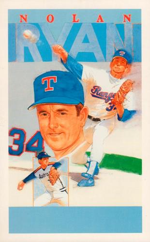 1991 Allan Kaye's Sports Cards News Magazine - Postcards 1991-92 (Portraits) #1 Nolan Ryan Front