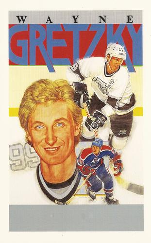 1991 Allan Kaye's Sports Cards News Magazine - Postcards 1991-92 (Portraits) #4 Wayne Gretzky Front