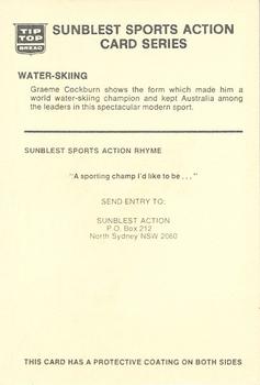 1973 Sunblest Sports Action Cards #NNO Graeme Cockburn Back