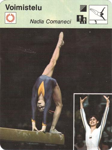 1977-80 Sportscaster Finnish #NNO Nadia Comaneci Front