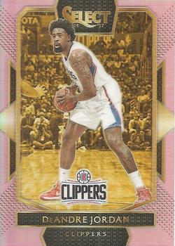 2018 Panini National Convention - 2016-17 Select Basketball Pink #252 DeAndre Jordan Front