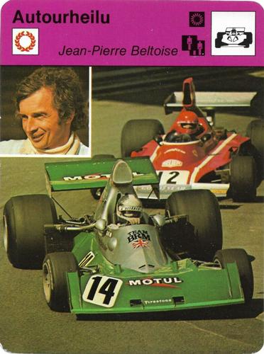 1978 Sportscaster Series 40 Finnish #40-958 Jean-Pierre Beltoise Front