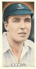 1935 Ardath Cork Cricket, Tennis & Golf Celebrities #5 Les Ames Front