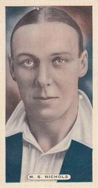 1935 Ardath Cork Cricket, Tennis & Golf Celebrities #21 Maurice Nicholls Front