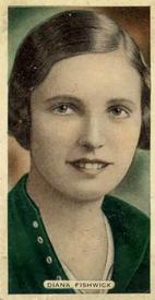 1935 Ardath Cork Cricket, Tennis & Golf Celebrities #49 Diana Fishwick Front