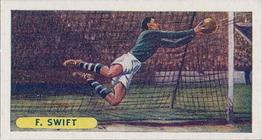 1957 Sweetule Products Famous Sports Records (Blue Back) #8 Frank Swift Front