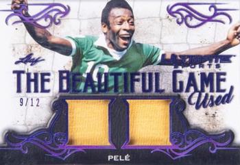 2021 Leaf Ultimate Sports - The Beautiful Game Used Relics Purple Spectrum Holofoil #TBGU-13 Pelé Front