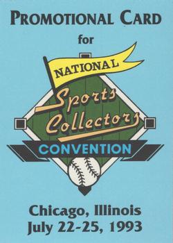 1993 Top Stars Magazine - Chicago National Convention Promos #NNO Nolan Ryan Back