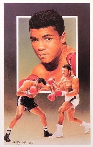 1990-91 Legends Sports Memorabilia Postcards First Series #2 Muhammed Ali Front