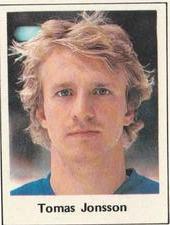 1985-86 Buster Triss I Ess #51 Tomas Jonsson Front