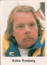 1985-86 Buster Triss I Ess #52 Keke Rosberg Front