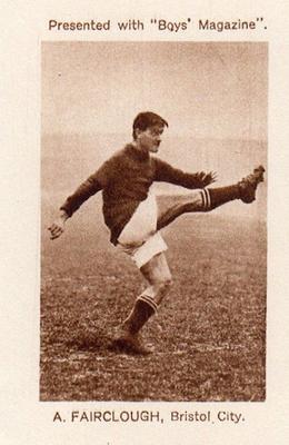 1923 Boys' Magazine Footballers and Sportsmen #NNO Albert Fairclough Front