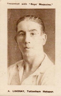 1923 Boys' Magazine Footballers and Sportsmen #NNO Alex Lindsay Front