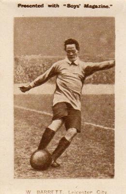 1923 Boys' Magazine Footballers and Sportsmen #NNO Billy Barrett Front
