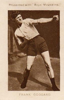 1923 Boys' Magazine Footballers and Sportsmen #NNO Frank Goddard Front