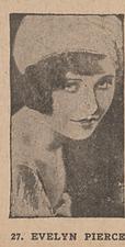1926-28 W511 Strip Cards - Black & White #27 Evelyn Pierce Front