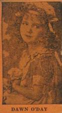 1926-28 W511 Strip Cards - Orange-toned #NNO Dawn O'Day Front