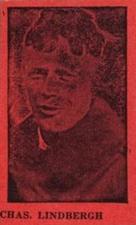 1926-28 W511 Strip Cards - Red-toned #NNO Charles Lindbergh Front