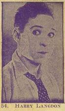 1926-28 W511 Strip Cards - Purple Variations #54 Harry Langdon Front