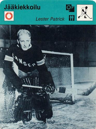 1979 Sportscaster Series 72 Finnish #72-1716 Lester Patrick Front