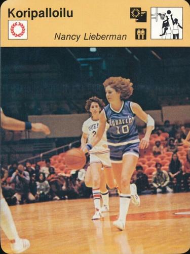 1979 Sportscaster Series 73 Finnish #73-1743 Nancy Lieberman Front