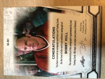 2021 Leaf Multi Sport - Autographs #BA-BH1 Bobby Hull Back