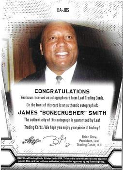 2021 Leaf Multi Sport - Autographs #BA-JBS James Smith Back