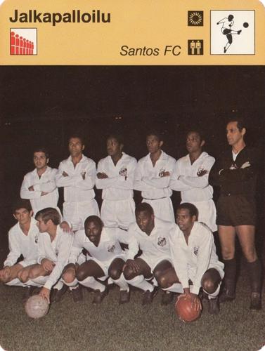 1980 Sportscaster Series 87 Finnish #87-2081 Santos FC Front