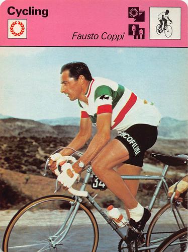1977-80 Sportscaster Series 10 (UK) #10-14 Fausto Coppi Front