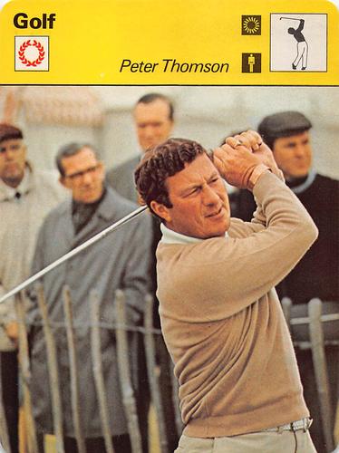 1977-80 Sportscaster Series 10 (UK) #10-20 Peter Thomson Front