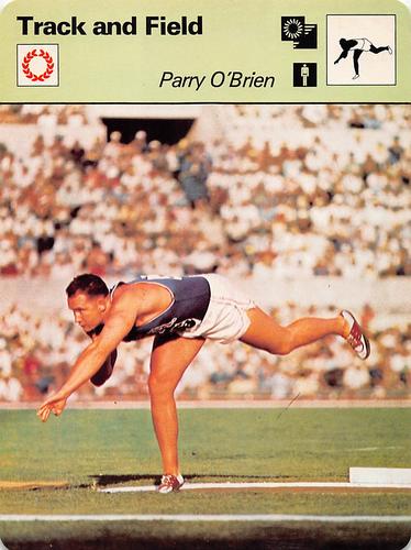 1977-80 Sportscaster Series 8 (UK) #08-01 Parry O'Brien Front