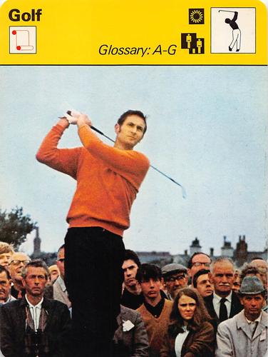 1977-80 Sportscaster Series 8 (UK) #08-14 Glossary: A-G Front