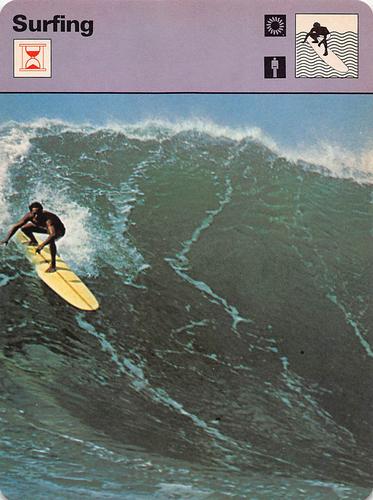 1977-80 Sportscaster Series 8 (UK) #08-16 Surfing Front