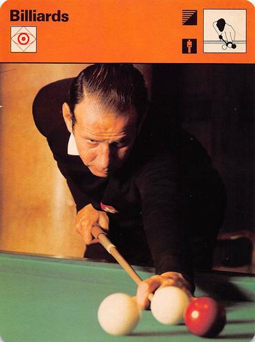 1977-80 Sportscaster Series 8 (UK) #08-18 Billiards Front