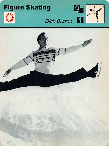 1977-80 Sportscaster Series 12 (UK) #12-04 Dick Button Front