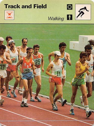 1977-80 Sportscaster Series 12 (UK) #12-14 Walking Front