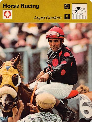 1977-80 Sportscaster Series 12 (UK) #12-23 Angel Cordero Front