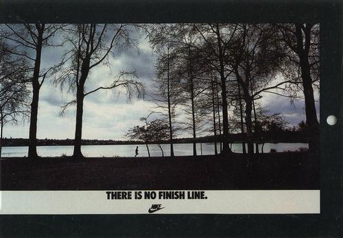 1982-92 Nike Poster Cards #290204 No Finish Line (Lake) Front