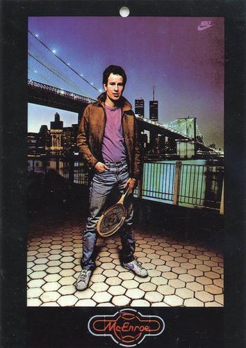 1982-92 Nike Poster Cards #290222 John McEnroe Front